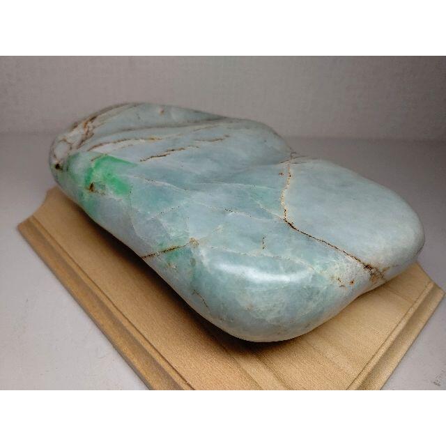 青緑 2.4kg 翡翠 ヒスイ 翡翠原石 原石 鉱物 鑑賞石 自然石 誕生石 2