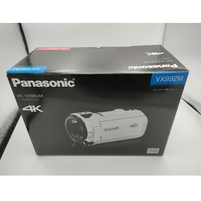 【新品未使用】Panasonicデジタル4KビデオカメラHC-VX992M-R