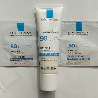 ラロッシュポゼ(LA ROCHE-POSAY)のラ　ロッシュ　ポゼ　UVイデア　XL パールホワイト　使用品　サンプル付き(日焼け止め/サンオイル)