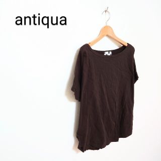 アンティカ(antiqua)の◇antiqua ドルマンスリーブカットソー(Tシャツ(半袖/袖なし))