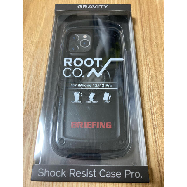 BRIEFING(ブリーフィング)の【新品】ROOT CO.×BRIEFINGコラボ iPhone12ケース スマホ/家電/カメラのスマホアクセサリー(iPhoneケース)の商品写真