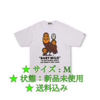 アベイシングエイプ(A BATHING APE)の【 BAPE X OVO 】BABY MILO TEE(Tシャツ/カットソー(半袖/袖なし))