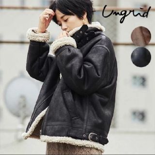 アングリッド(Ungrid)の◎🖤🖤🖤様専用◎ Ungrid フェイクムートンボリュームブルゾン(ブルゾン)