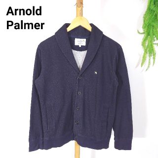 アーノルドパーマー(Arnold Palmer)のアーノルドパーマー・ショールカラー・コットン素材カーディガン・ネイビー79639(カーディガン)