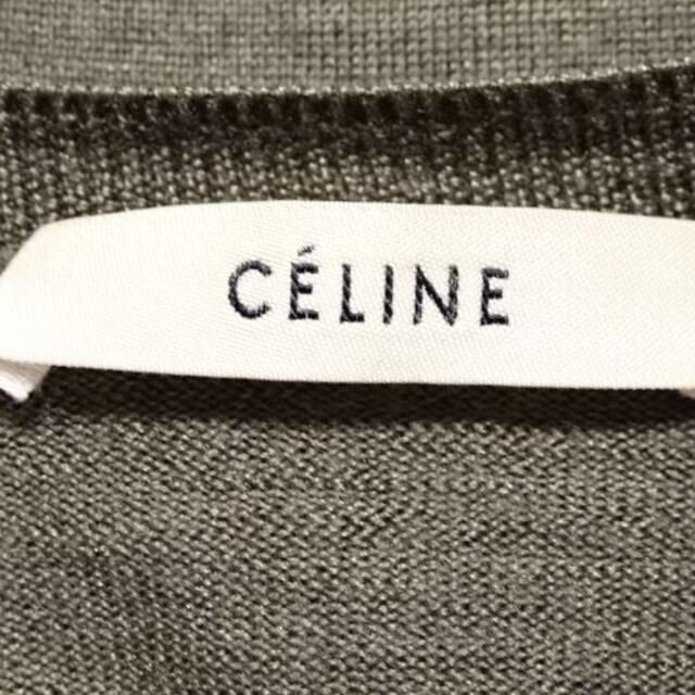 celine(セリーヌ)のはる様専用セリーヌカーディガンXSカーキフィービーウールシルク レディースのトップス(カーディガン)の商品写真