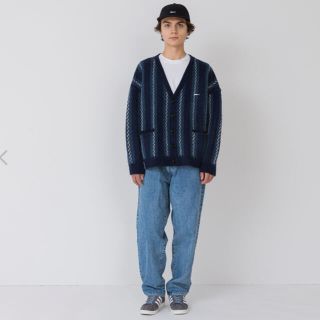 DESCENDANT NURSE KNIT STRIPE CARDIGAN 2番の通販 by Mugi's shop｜ラクマ