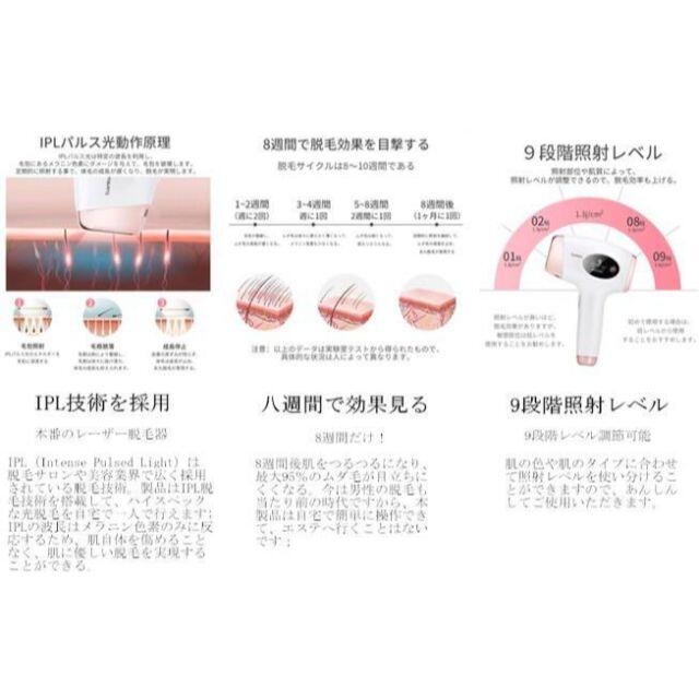 脱毛サロン品質の最上位モデル❣顔への照射＆男性の髭脱毛もOK♪❤IPL ...