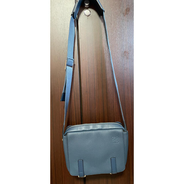 【美品】LOEWEミリタリー メッセンジャーバッグ XS