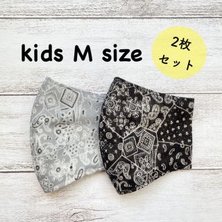 キッズMサイズ　インナーマスク　2枚セット(外出用品)