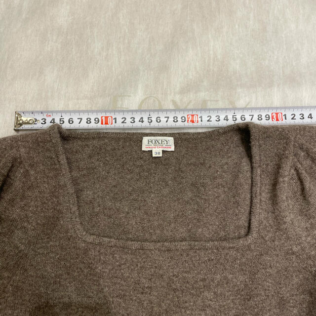 38 フォクシー / FOXEY カシミヤ100 ニット セーター Teiban Shouhin