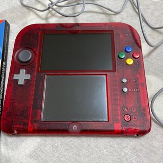 ニンテンドー2DS(ニンテンドー2DS)のポケモンニンテンドー2DS レッドバージョン(家庭用ゲームソフト)