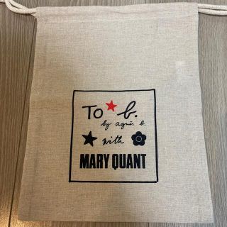 マリークワント(MARY QUANT)の【未使用】アニエスベー　マリークワントコラボ巾着(ノベルティグッズ)