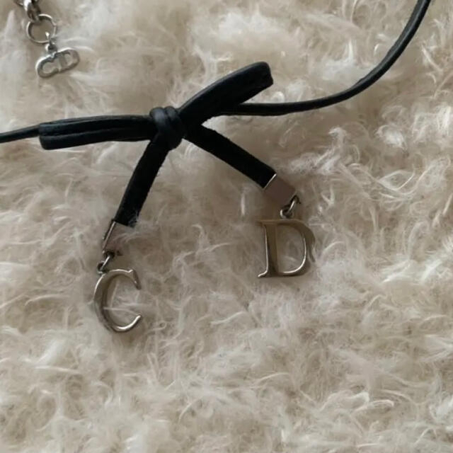 Dior - 【最終値下げ】ディオール dior リボン レザーチョーカー 入手