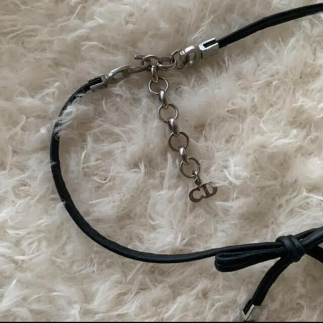 Dior - 【最終値下げ】ディオール dior リボン レザーチョーカー 入手