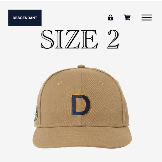 DESCENDANT 2021AW NEW ERA BEIGE