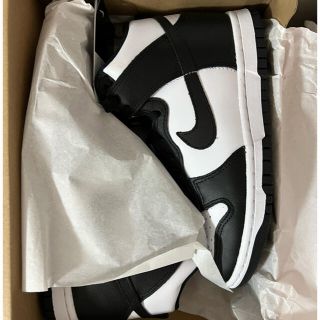 ナイキ(NIKE)の23.5cm WMNS DUNK HIGH WHITE BLACK panda(スニーカー)