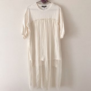 ダブルクローゼット(w closet)のw closet レース切り替えワンピース(ロングワンピース/マキシワンピース)