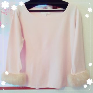 プロポーションボディドレッシング(PROPORTION BODY DRESSING)のファー付きニット♡(ニット/セーター)