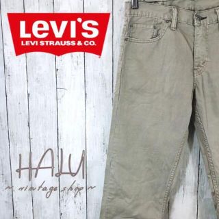 リーバイス(Levi's)のLevi's ストレートフィット 514 30×32 カジュアルパンツ カーキ(ワークパンツ/カーゴパンツ)