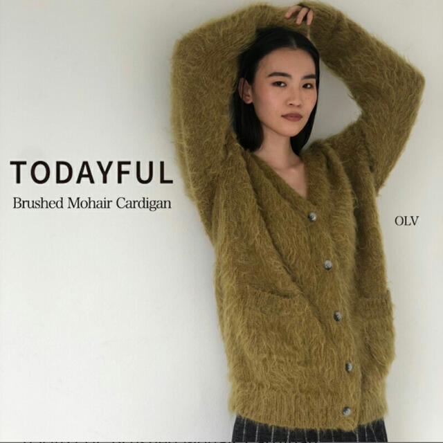 TODAYFUL Brushed Mohair Cardigan