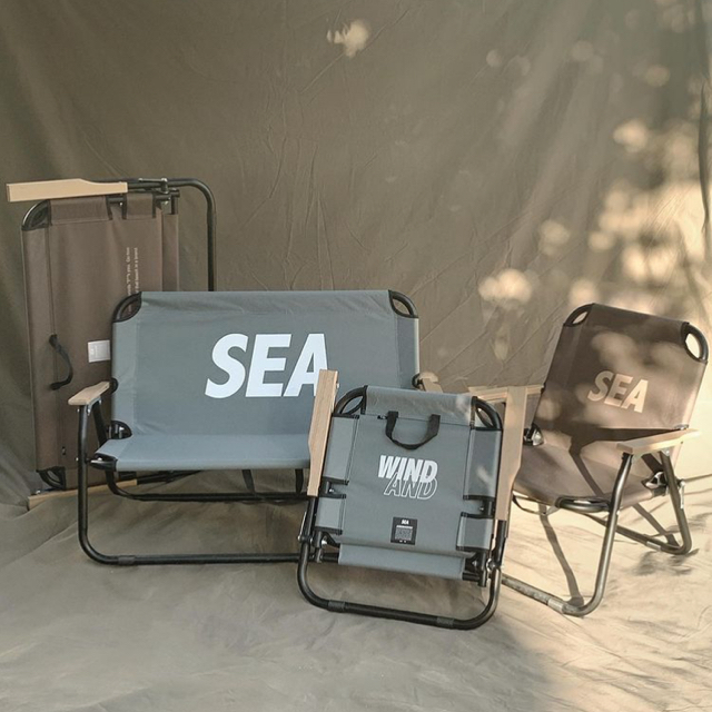 即完売】WIND AND SEA FOLDING CHAIR グレー 送料込みの通販 by ...