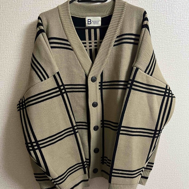 ASCLO big check cardigan