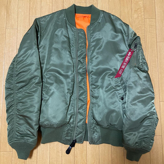 ALPHA INDUSTRIES - ALPHA MA-1 JACKET VINTAGE GREENの通販 by KORO's