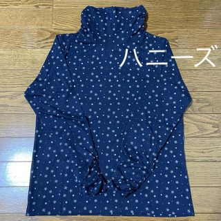 ハニーズ(HONEYS)の値下げ‼︎美品ハニーズ シャーリング タートルネック 雪の結晶 Tシャツ 長袖(カットソー(長袖/七分))