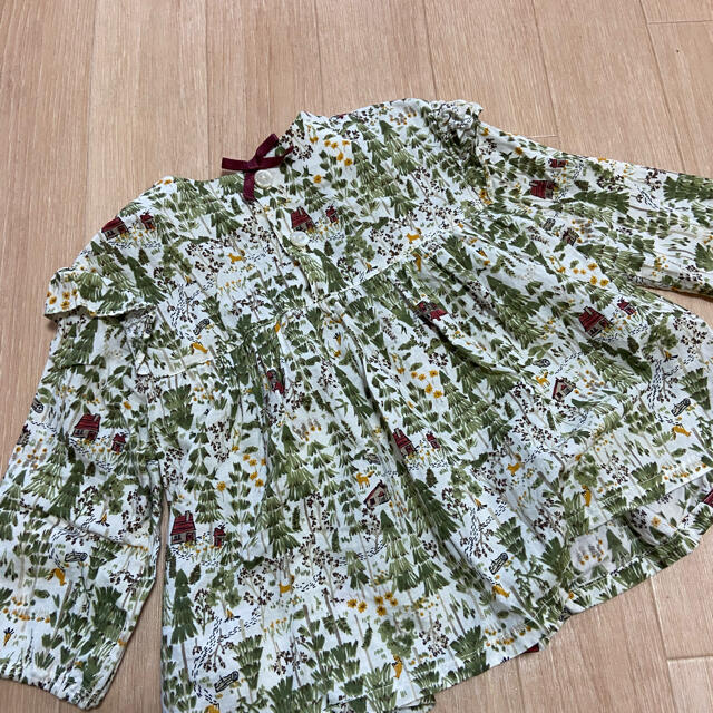 FICELLE(フィセル)の10moir  hoppetta ブラウス　80 キッズ/ベビー/マタニティのベビー服(~85cm)(シャツ/カットソー)の商品写真