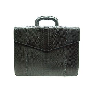 ボッテガヴェネタ(Bottega Veneta)のボッテガ パイソン ビジネスバッグ 221513(ビジネスバッグ)