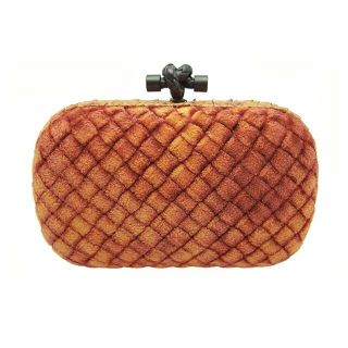 ボッテガヴェネタ(Bottega Veneta)のボッテガ ノットクラッチ 113085 パイル地×アイヤーズ(クラッチバッグ)