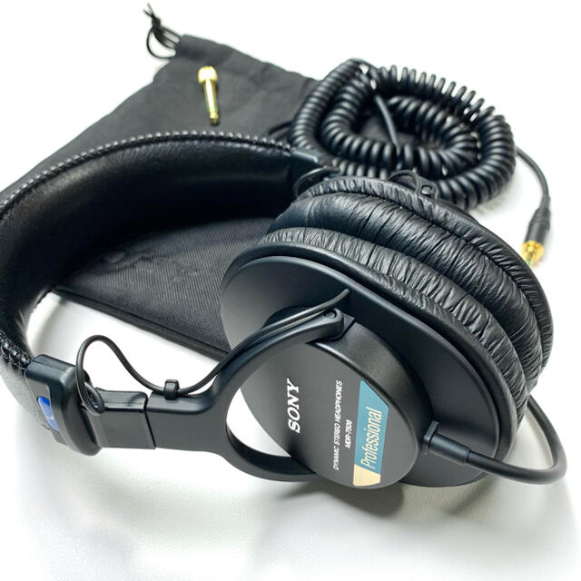 SONY MDR-7506 スタジオモニターヘッドフォン 美品 - ヘッドフォン ...