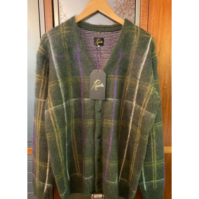 21aw needles mohair cardigan Lサイズ - カーディガン