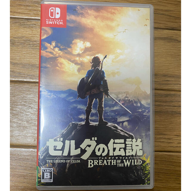 Nintendo Switch(ニンテンドースイッチ)の【今なら6000円→5700円】ゼルダの伝説　ブレスオブザワイルド エンタメ/ホビーのゲームソフト/ゲーム機本体(家庭用ゲームソフト)の商品写真