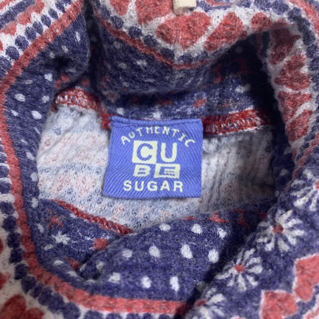 CUBE SUGAR(キューブシュガー)のCUBE SUGAR タートルネック　カットソー　レディース レディースのトップス(シャツ/ブラウス(長袖/七分))の商品写真