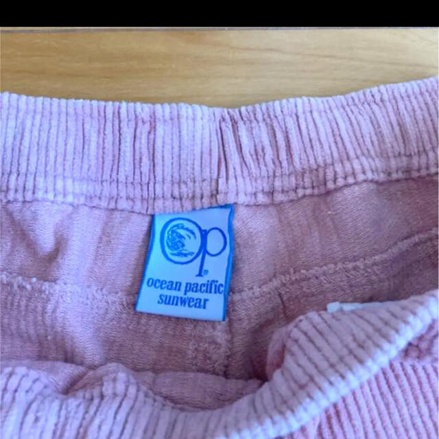 OCEAN PACIFIC(オーシャンパシフィック)の美品 ハーフパンツ ショートパンツ ピンク メンズ ユニセックス コーデュロイ メンズのパンツ(ショートパンツ)の商品写真