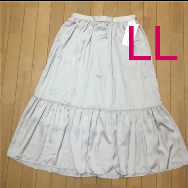 しまむら(シマムラ)のしまむら  HK WORKS LONDON   ティアードロングスカート　LL レディースのスカート(ロングスカート)の商品写真