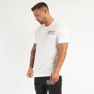 ヴァンキッシュ(VANQUISH)のVANQUISH UTILITY MEN'S WHITE T SHIRT(Tシャツ/カットソー(半袖/袖なし))