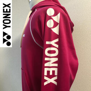 ヨネックス(YONEX)のYONEX ヨネックス プルオーバー パーカー 裏起毛 ピンク  SSサイズ(パーカー)