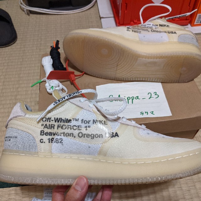 NIKE(ナイキ)のoff white x nike air force 1 low 28.5cm メンズの靴/シューズ(スニーカー)の商品写真