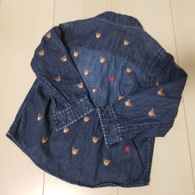 mikihouse(ミキハウス)のミキハウス　デニムシャツ　プッチー キッズ/ベビー/マタニティのキッズ服男の子用(90cm~)(Tシャツ/カットソー)の商品写真