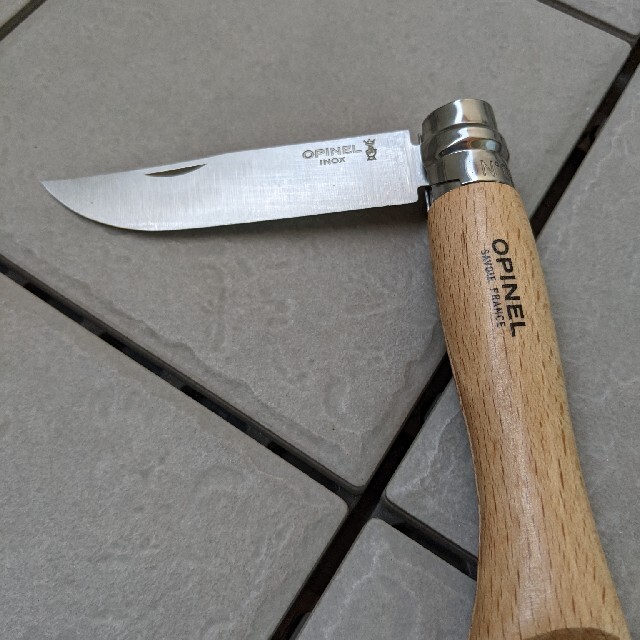 OPINEL(オピネル)のオピネル　ステンレス　No9　新品未使用 スポーツ/アウトドアのアウトドア(調理器具)の商品写真