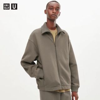 ユニクロ(UNIQLO)の完売品❗️ユニクロU 2022AW ボアスウェットトラックジャケット(スウェット)