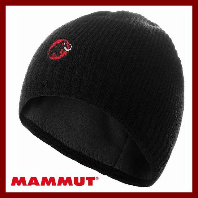 Mammut(マムート)のマムート ニット帽子 ビーニー SUBLIME 黒 ブラック メンズの帽子(ニット帽/ビーニー)の商品写真