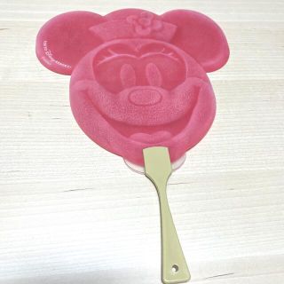 ディズニー(Disney)のミニー　アイス　うちわ(キャラクターグッズ)