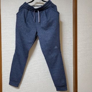 アディダス(adidas)のアディダス　レディース　裏起毛　スウェットパンツ　青(パンツ/スパッツ)