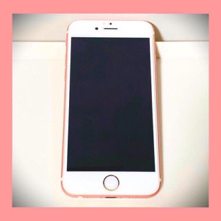 アイフォーン(iPhone)の【美品】☆SALE☆ iPhone 6s Rose Gold 64 GB au(スマートフォン本体)