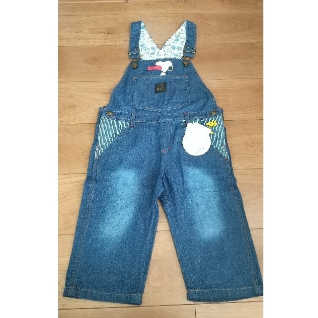 SNOOPY(スヌーピー)の【新品】スヌーピー オーバーオール サイズ : 130 キッズ/ベビー/マタニティのキッズ服男の子用(90cm~)(パンツ/スパッツ)の商品写真