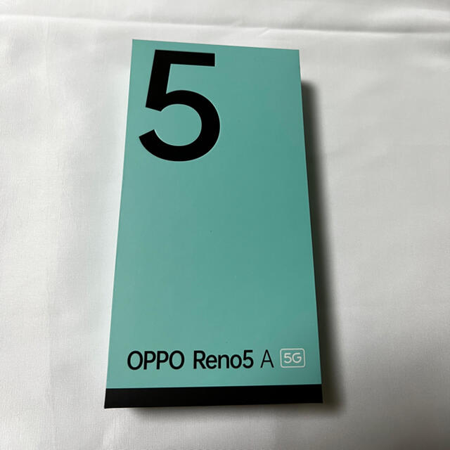 タイムセール商品 OPPO Reno5 A 128GB ブラック ワイモバイル 未使用品に近い スマホ/家電/カメラ