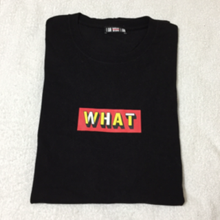 トリプルエー(AAA)のAAA 與真司郎 I AM WHAT I AM Tシャツ 黒(ミュージシャン)